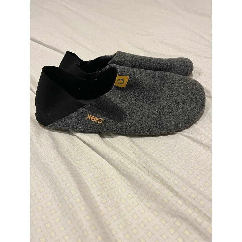 Xero Shoes Men's Grey Pagosa Barefoot Cozy Cool Slip On Shoes 11.5